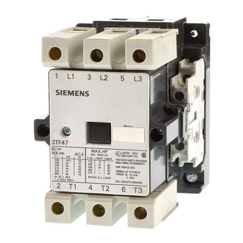 Siemens Switchgears Siemens Contactors And Relays 3TF47720AF0