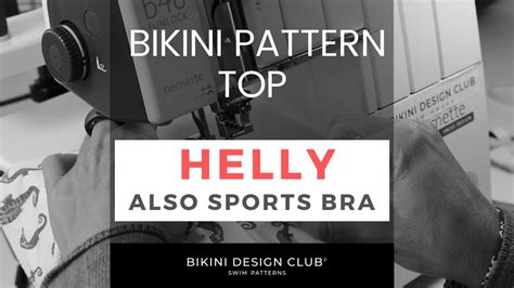 Learn How To Sew Bikini Pattern Top Helly DIY BIKINI YouTube