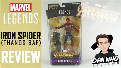 Marvel Legends Iron Spider Thanos BAF Review YouTube