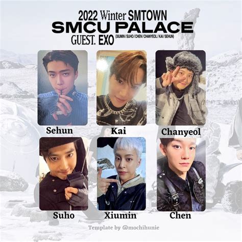 Winter Smtown Smcu Palace Exo Guest Version Complete Photocard