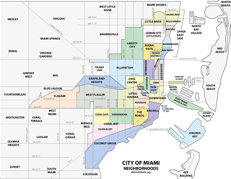 Neighborhood Map - Miami by Night