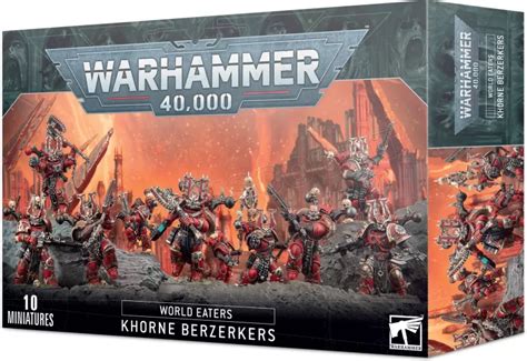 Warhammer K Space Marine Du Chaos World Eaters Berserkers De Khorne