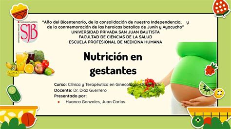 Nutrici N En Gestantes Juan Carlos Udocz