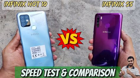Infinix Hot Vs Infinix S Speed Test Comparison Both Gb YouTube