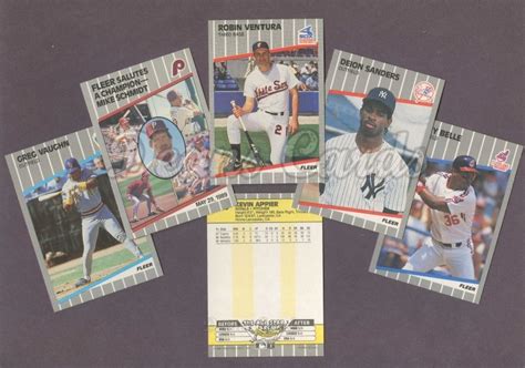 1989 Fleer 1989 Fleer Baseball Update Complete Set