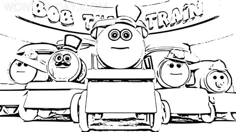 Desenhos de Bob O Trem para colorir | Wonder-Day.com