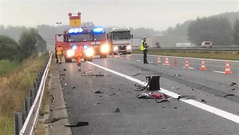 Tragedia na autostradzie Zginęła 40 latka Wiadomości