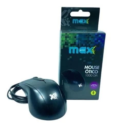 Mouse Usb Óptico Pcg Preto 1000dpi Maxprint MercadoLivre