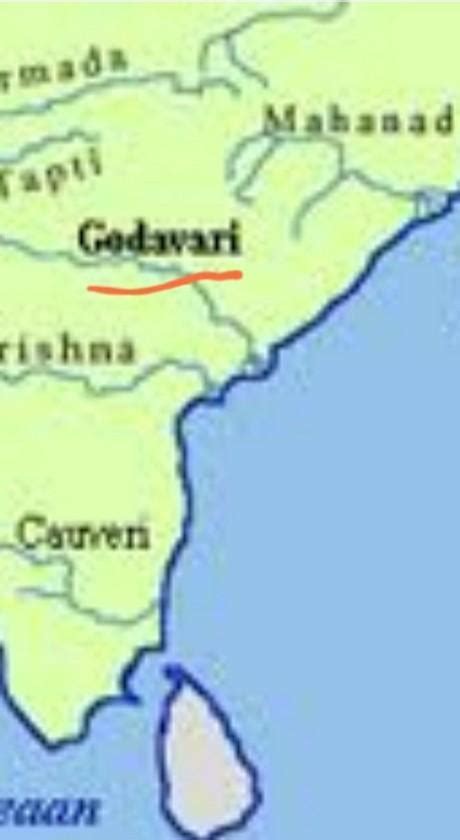 Map Of India Godavari River