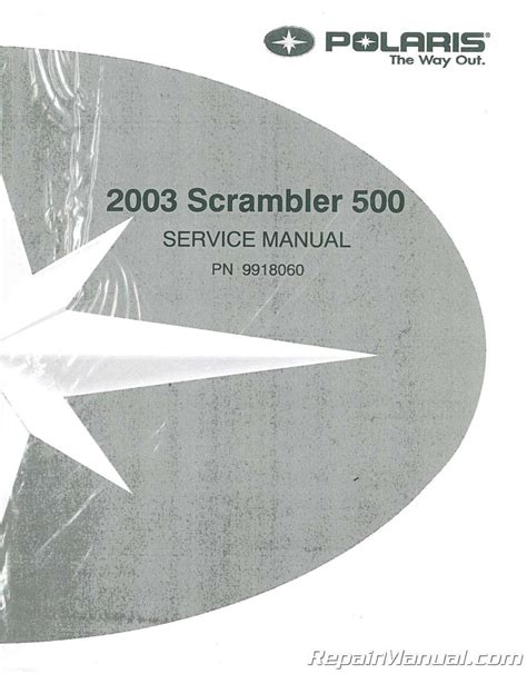 2003 Polaris Scrambler 500 Service Manual