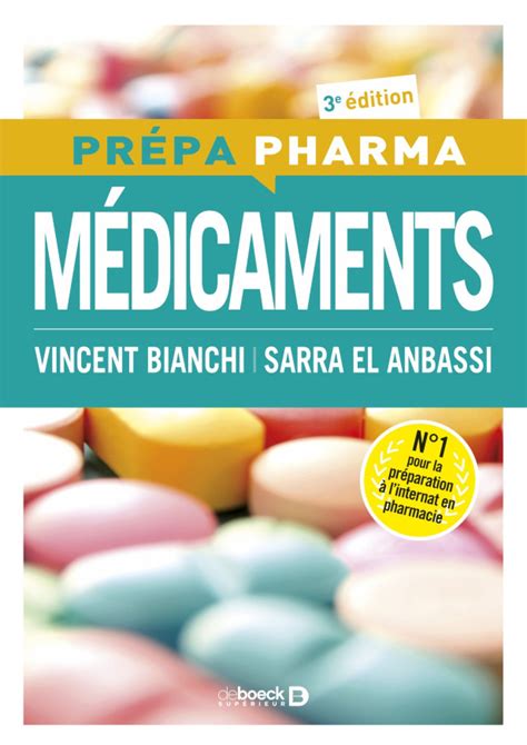 Prépa Pharma Médicaments Vicent Bianchi Broché De Boeck