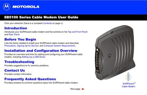 Motorola Sb5100 Surfboard Cable Modem Cheapest Shop