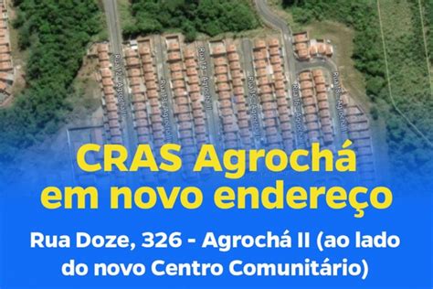 Cras Agrochá Em Registro Está Em Novo Endereço