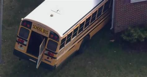 Driver Charged With Dui After School Bus Crashes Into House In West