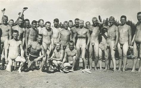 Naked Men During War