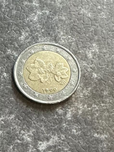 2 EURO MÜNZE Finnland 1999 Moltebeere Fehlprägung EUR 1 500 00