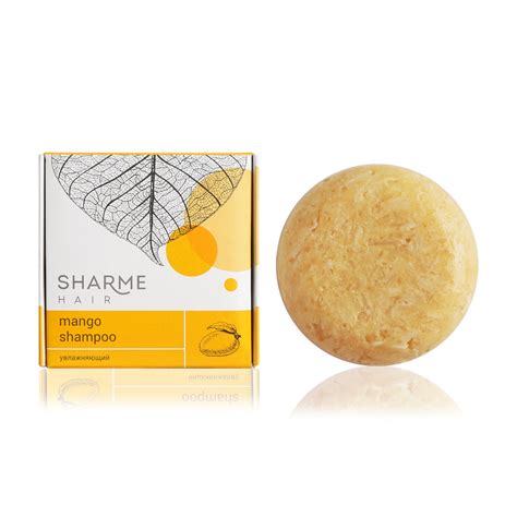 Натуральный твердый шампунь Sharme Hair Mango (Манго) для сухих волос ...
