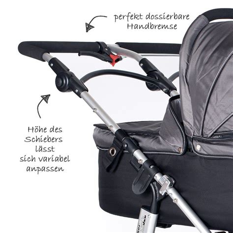 Tfk Geschwisterwagen Twinner Twist Duo Grau Babyartikel De