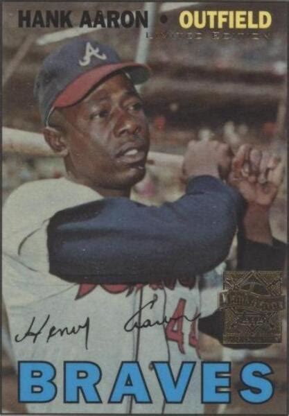 2000 Topps Hank Aaron Reprints Limited Edition 1967 Topps 14 Hank