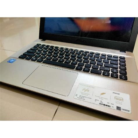 Jual Laptop Asus X441m Intel Celeron N4000 Ram 4gb Hdd 500gb Like New Shopee Indonesia