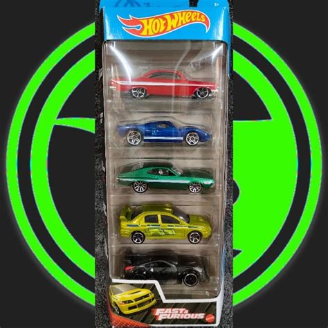 Hot Wheels Fast And Furious 5 Pack 61 IMPALA FORD GT 40 GRAN TORINO SPORT LANCER EVOLUTION