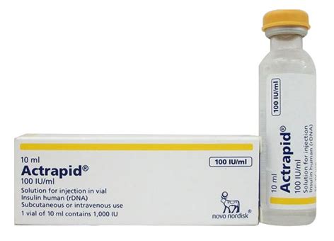 Thu C Insulin Regular Human Actrapid Pharmog