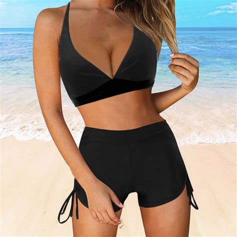 Idall Bikini Sets For Women Bathing Suit Sporty Two Piece Swimsuits High Waisted Athletic Bikini