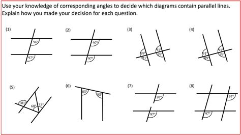 Corresponding Angles Worksheets - Worksheets Library