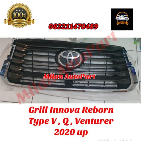 Grill Bumper Depan Innova Reborn 2020 2021 2022 Up Tipe Type V Q