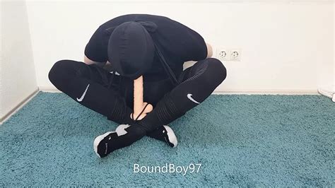 Soccer Player Tied And Sucking On A Dildo Xhamster