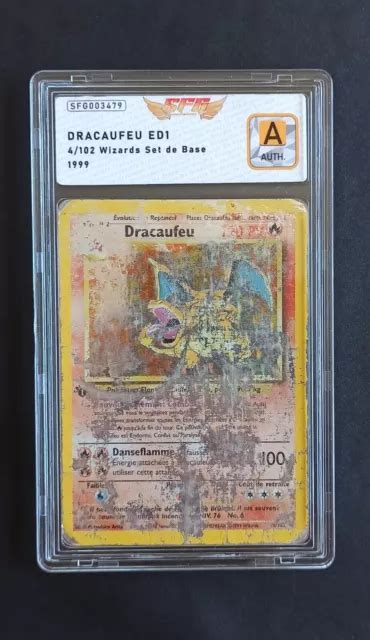 POKEMON FIRECRACKER CARD 4 102 Edition 1 Basic Set FR SFG Grade