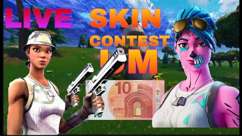 10 SKIN CONTEST LIVE TURNIER JETZT DUO CUSTOM GAMES FORTNITE