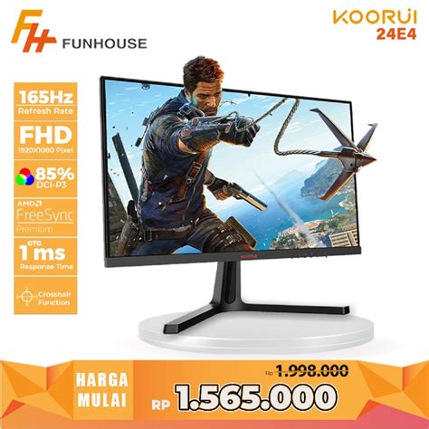 Jual Koorui 24e4 Inch Gaming Monitor Fhd 1920 1080 Computer Monitor