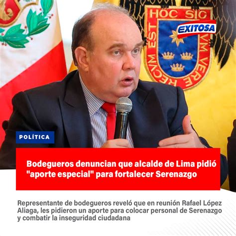 Exitosa Noticias On Twitter 🔴🔵el Presidente De La Asociación De Bodegueros Del Perú Abp