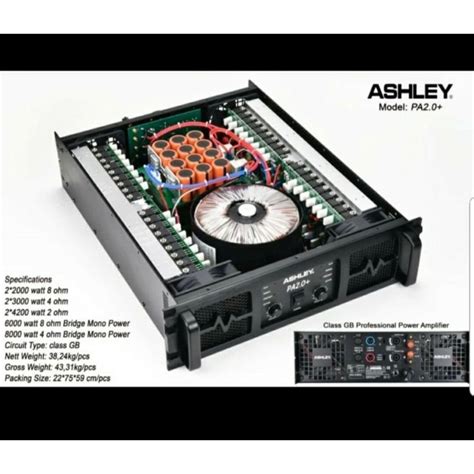 Jual Power Amplifier Ashley Pa Pa Class Gb Original Indonesia