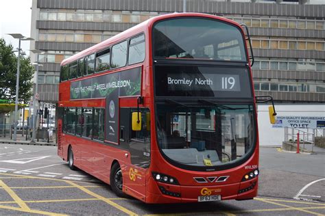 London General Bus Service 119 Route From Bromley North To Purley Way