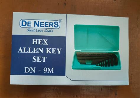 Beryllium Copper 10 Mm De Neers Hex Allen Key Set At Rs 150 Set In New