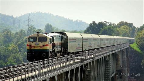 Car Carrier Goods Train Indian Railways New Style Of Wagon Youtube