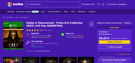 Diablo Ii Resurrected Prime Evil Collection Sur Xbox One Series X S