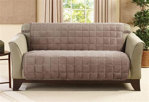 Deluxe Comfort Armless Loveseat Furniture Cover | Loveseat Covers – SureFit