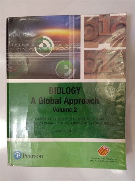 Biology A Global Approach Volumes Th Edition Pearson