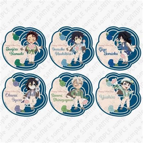 Kimetsu No Yaiba White Day Random Bara Gata Acrylic Coaster A