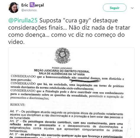 Um Juiz Aprovou Tratamento Para A Cura Gay