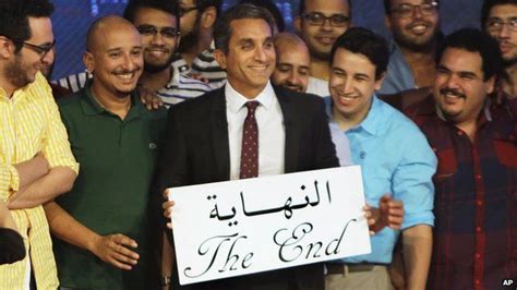 Egypt Satirist Bassem Youssef Confirms End Of Show Bbc News