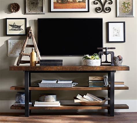 Griffin Reclaimed Wood Media Console | Pottery Barn AU