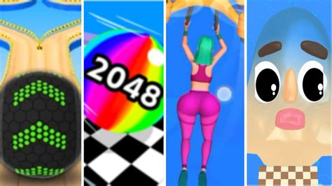 Going Balls Vs Ball Run 2048 Vs Twerk Race Vs Sandwich Runner 138 I