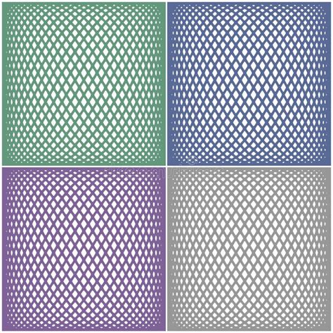 Set Of Mesh Patterns Stock Illustration Image Of Decoration 23530728