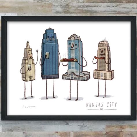 Kansas City Skyline - Etsy