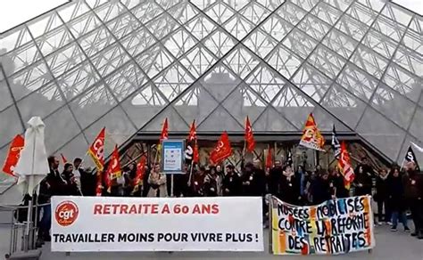 Réforme des retraites Des manifestants bloquent laccès au musée du