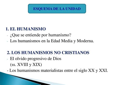 Los Humanismos No Cristianos Ppt Descargar